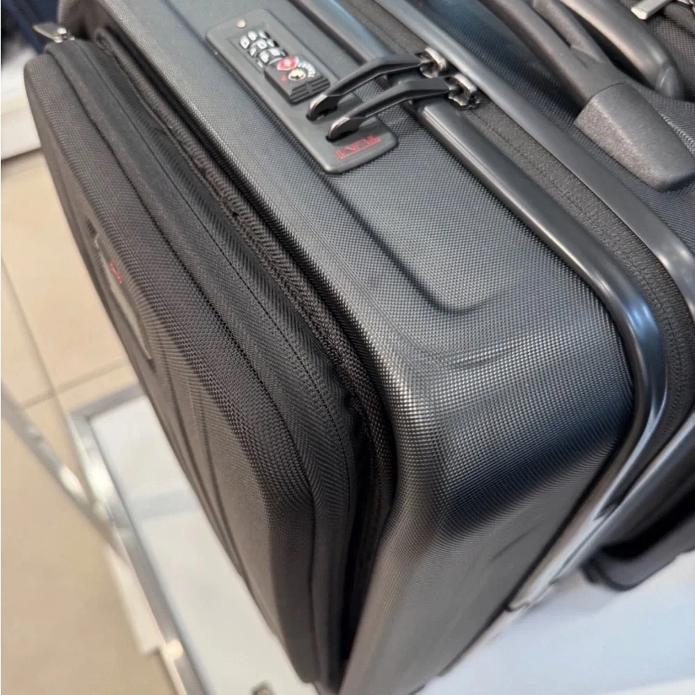 Tumi Black Hard-Shell Carry-On Spinner